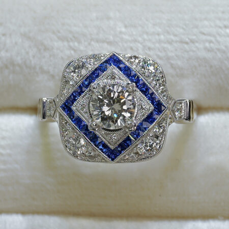 Diamond & Sapphire Ring