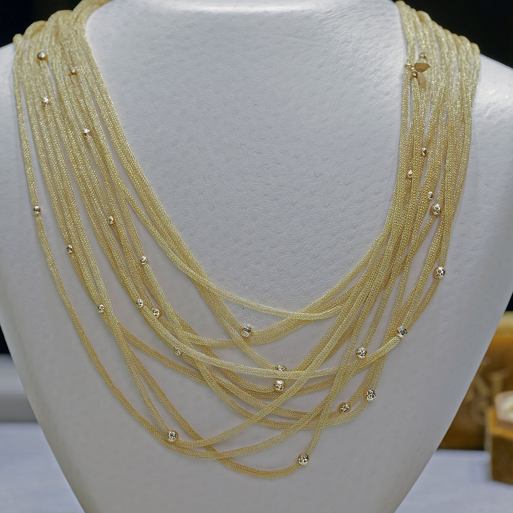 Layered Mesh Necklace