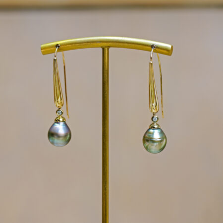 Tahitian Pearl Drop Earrings