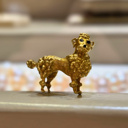 Poodle Pin