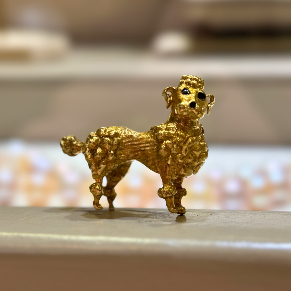 Poodle Pin