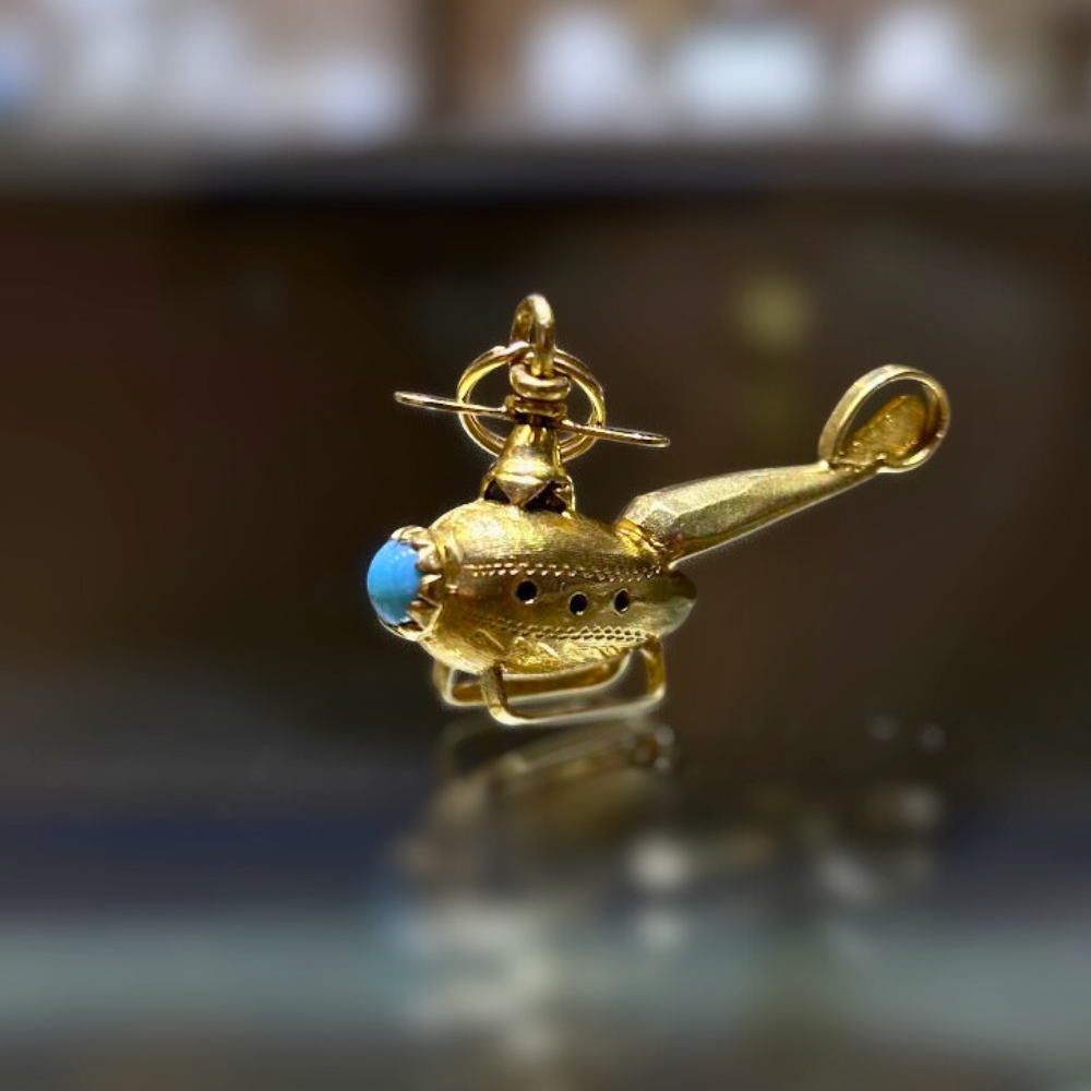 Italian Helicopter Charm