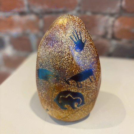 Heart Bear Glass Rock