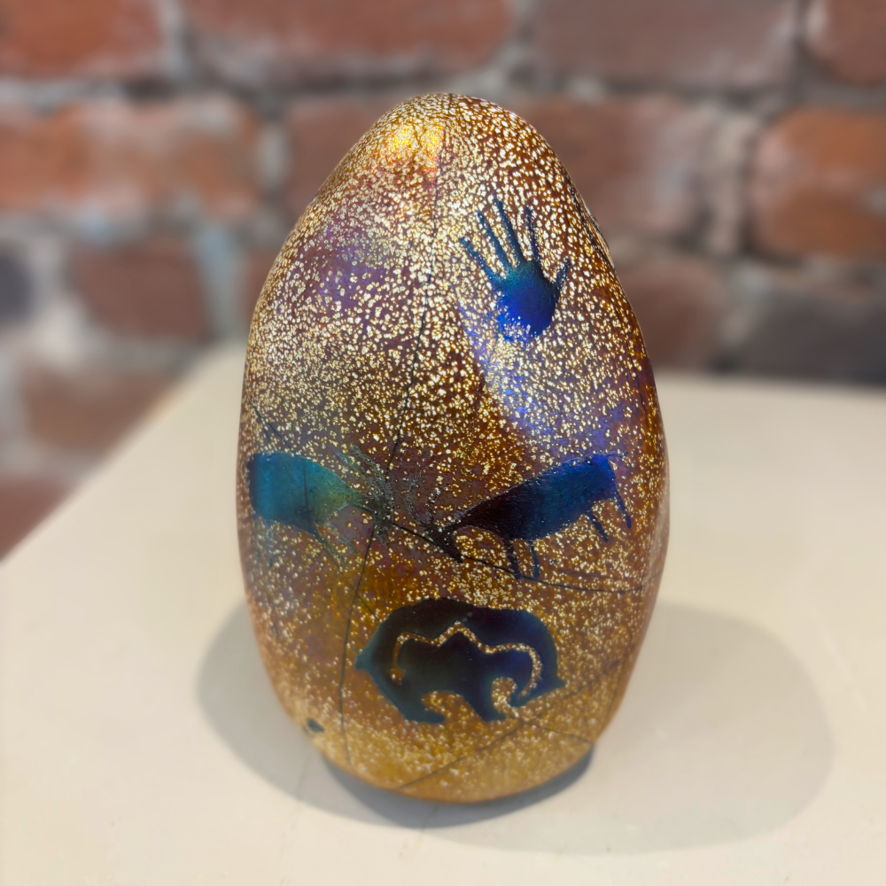 Heart Bear Glass Rock