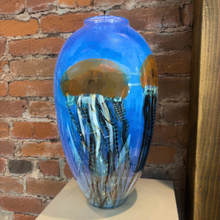 Pacific Coast Jellyfish Vase