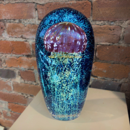 Gold Ruby Jellyfish Seascape