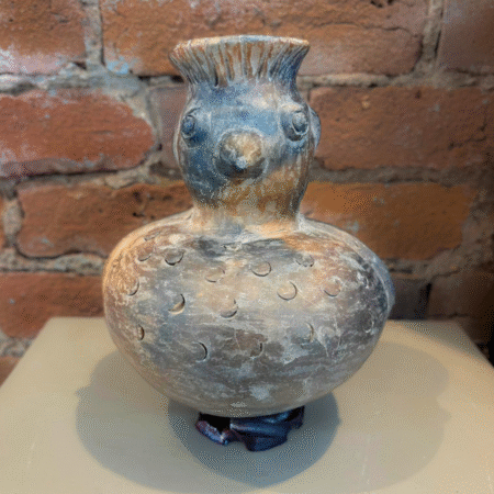 Pre-Columbian Zoomorphic Terra Cotta Bird Vessel