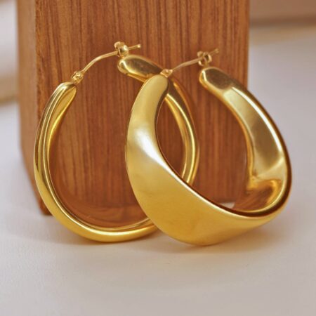 Twisted Large Hoops