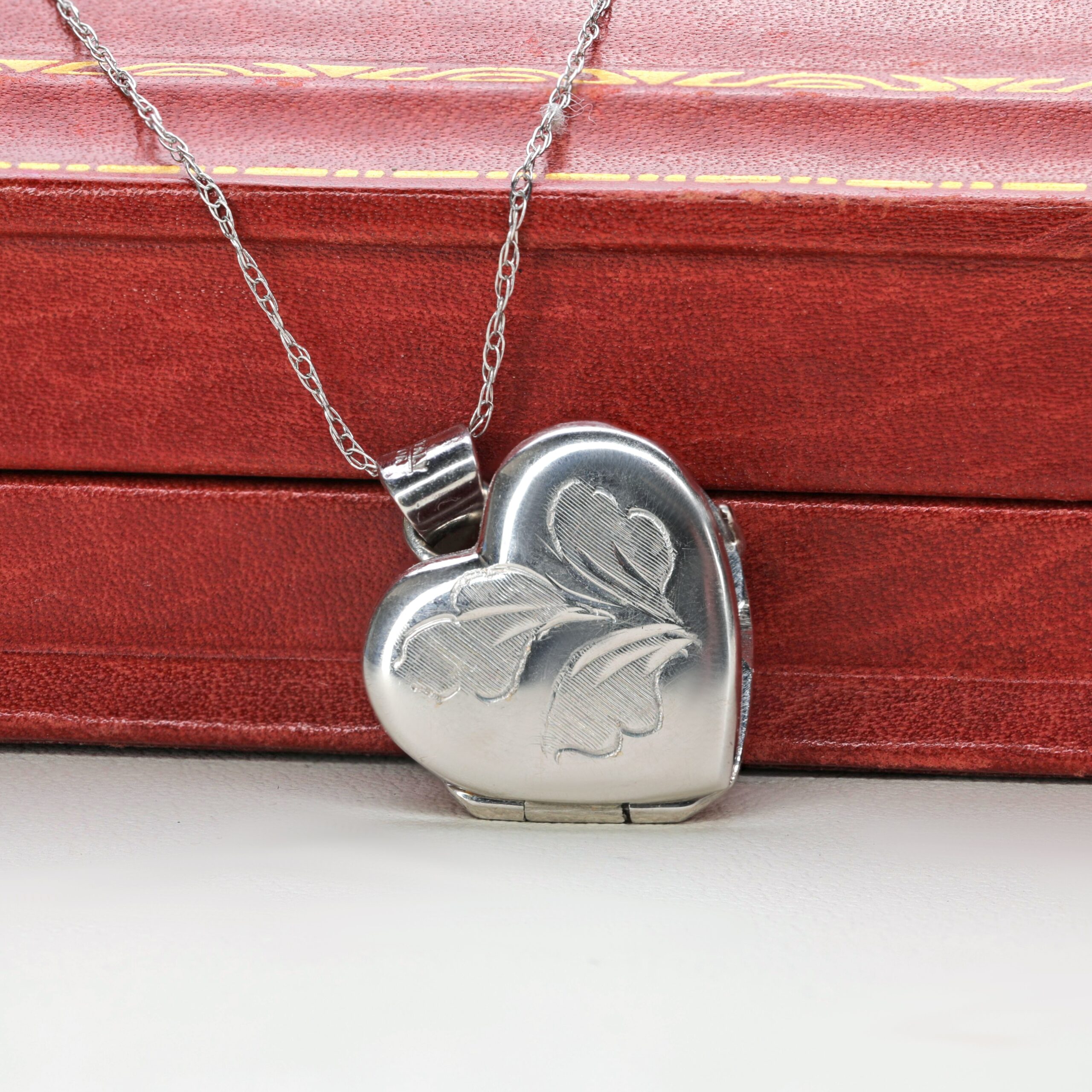 Engraved Heart Locket