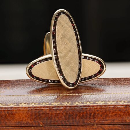 Lucien Piccard Garnet Cuff Links