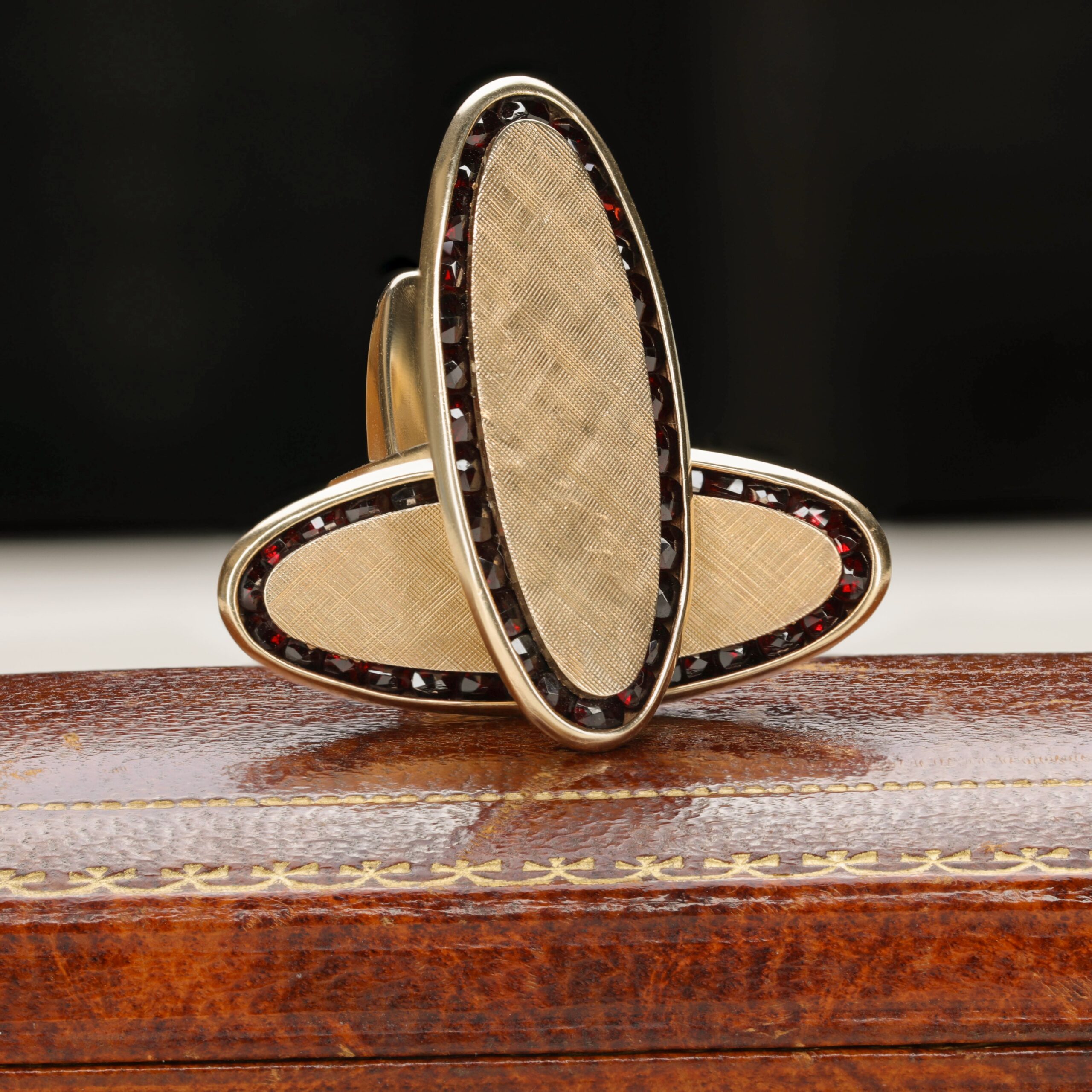 Lucien Piccard Garnet Cuff Links