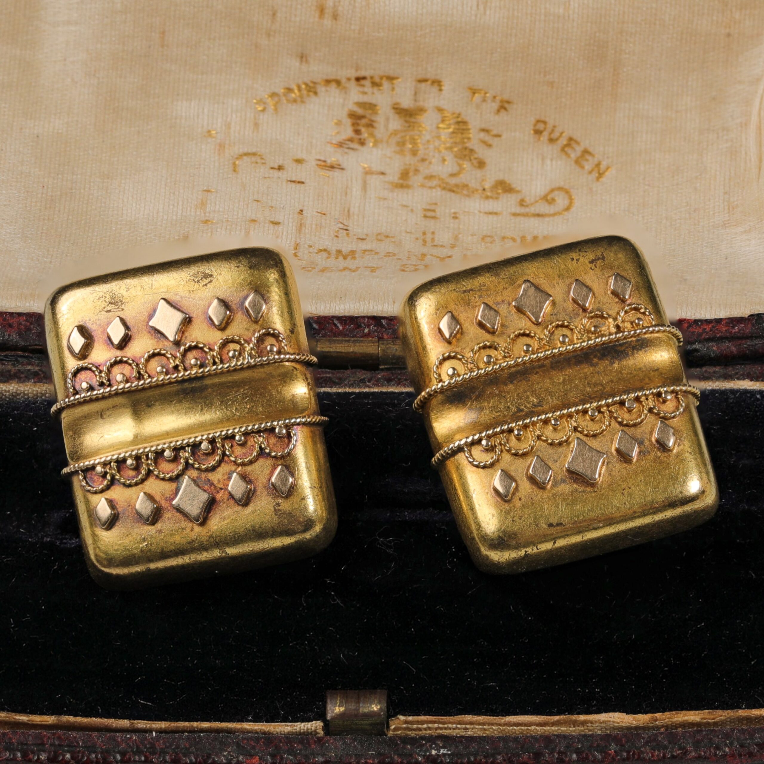 Vintage Decorative Cuff Links