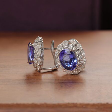 Tanzanite & Diamond Earrings