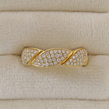 Marquise Shaped Pave Diamond Band