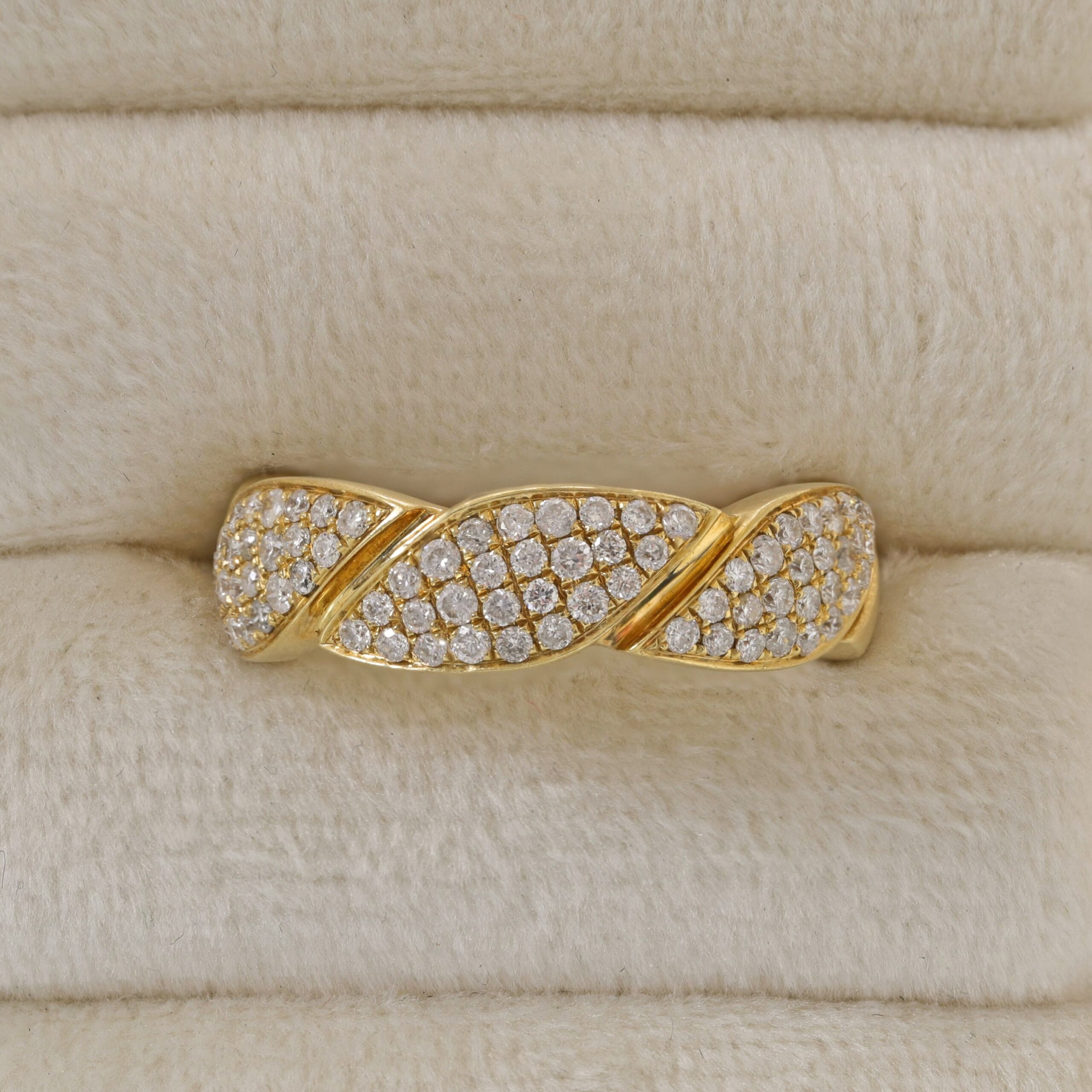 Marquise Shaped Pave Diamond Band