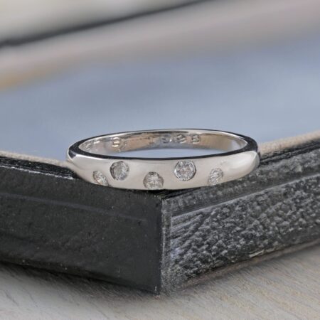 Flush Set Diamond Band