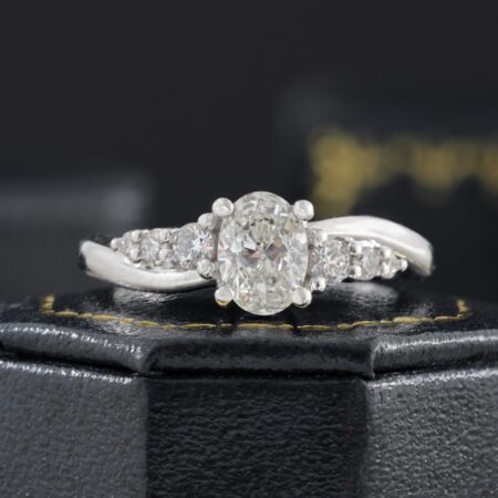 Oval Diamond Engagement Ring
