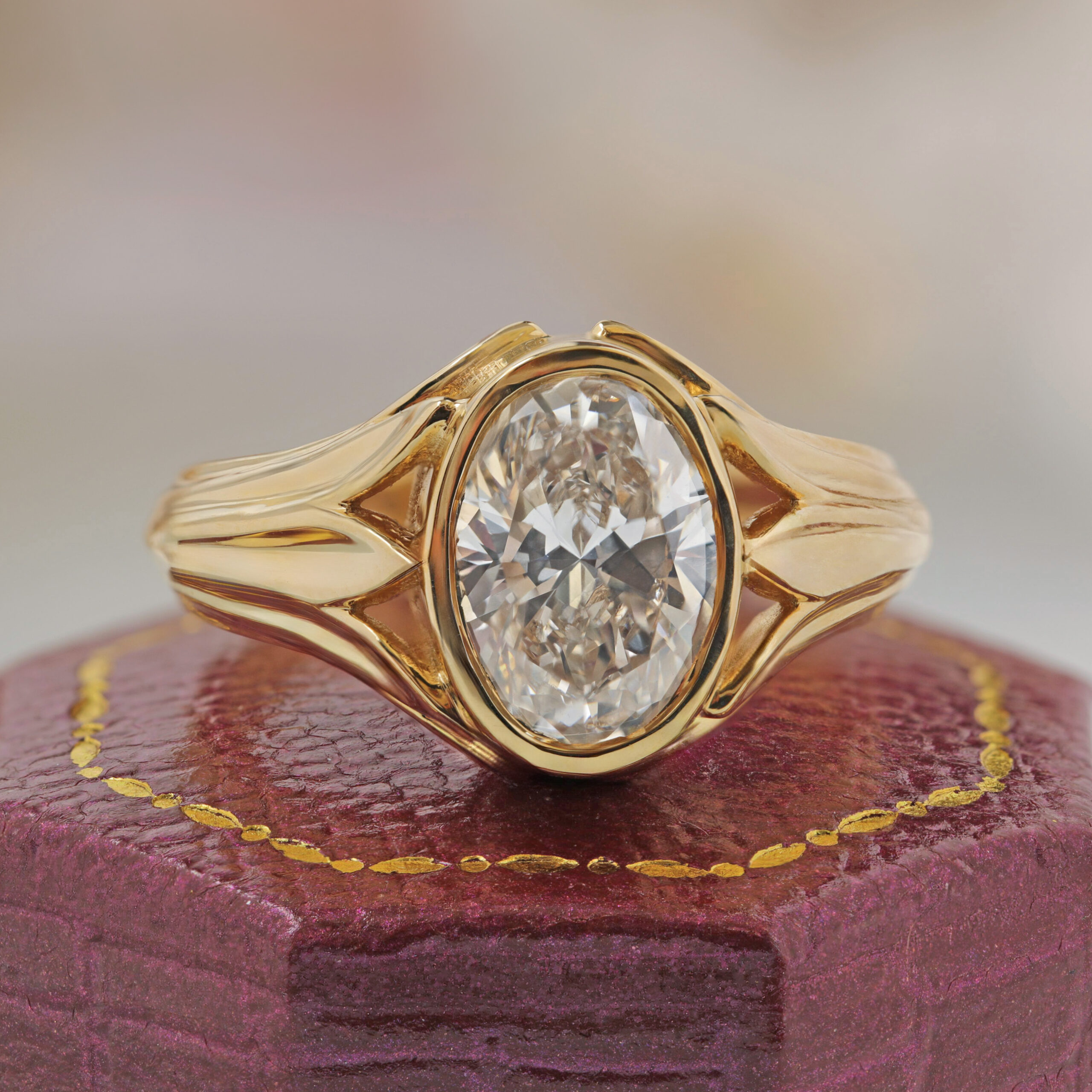 The Indie with Oval Diamond